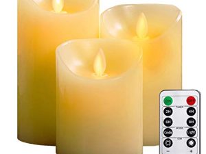YIWER Flameless Candles