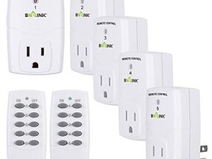 BN-LINK Mini Wireless Remote Control Outlet Switch Power Plug in for Household Appliances