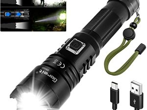 Goreit Flashlights High Lumens Rechargeable
