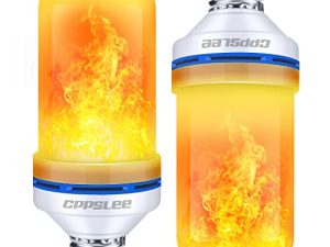 CPPSLEE Christmas Decorations LED Flame Light Bulbs