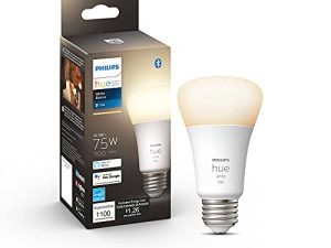 Philips Hue White A19 Medium Lumen Smart Bulb