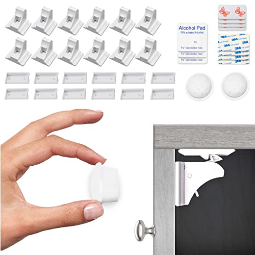 Eco-Baby Child Safety Magnetic Cabinet and Drawer Locks for Proofing Kitchen 12 Pack Child Latches Eco-Baby Child Safety Magnetic Cabinet and Drawer Locks for Proofing Kitchen 12 Pack Child Latches