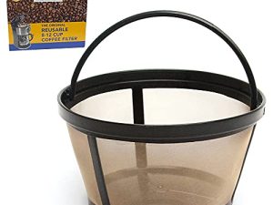GOLDTONE Reusable 8-12 Cup Basket Coffee Filter fits Mr. Coffee Makers and Brewers