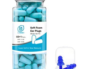 Lysian Ultra Soft Foam Earplugs 60 Pairs