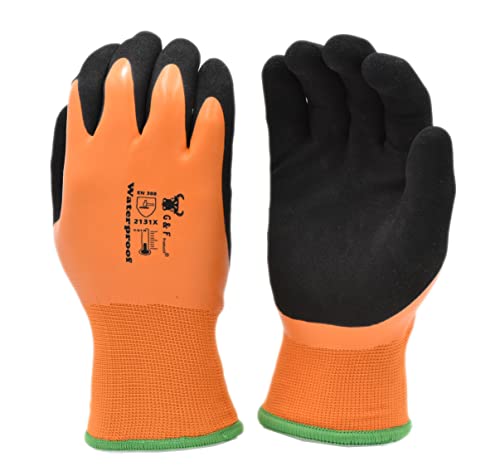 G & F Products Waterproof Or Deerskin Winter Gloves For Outdoor Cold Weather Windproof Acrylic Terry Inner M G & F Products Waterproof Or Deerskin Winter Gloves For Outdoor Cold Weather Windproof Acrylic Terry Inner M