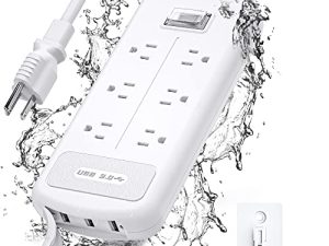 Surge Protector Power Strip with USB