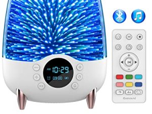 3D Glass Starry Night Light Bluetooth Speaker