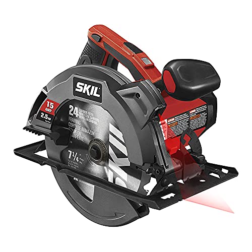 SKIL 15 Amp 7-1/4 Inch Circular Saw with Single Beam Laser Guide - 5280-01 SKIL 15 Amp 7-1/4 Inch Circular Saw with Single Beam Laser Guide - 5280-01