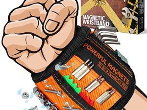 Stocking Stuffers for Men Tools - Magnetic Wristband for Holding Screws