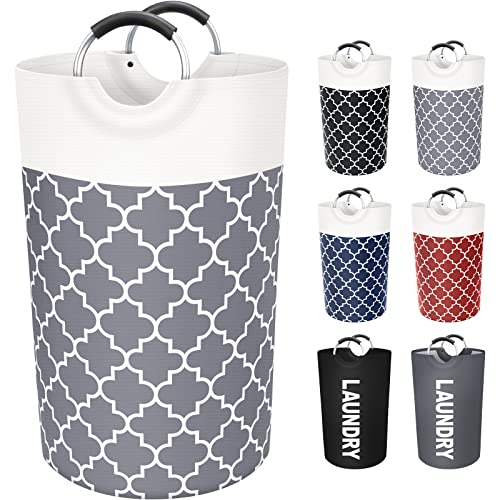 Fabspace Large Laundry Basket Laundry Hamper Bag Washing Bin Clothes Bag Collapsible Tall with Handles Waterproof Travel Bathroom College Essentials Storage for College Dorm Fabspace Large Laundry Basket Laundry Hamper Bag Washing Bin Clothes Bag Collapsible Tall with Handles Waterproof Travel Bathroom College Essentials Storage for College Dorm