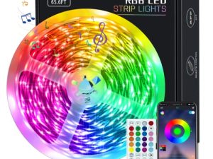 KEELIXIN 65.6ft Led Lights for Bedroom