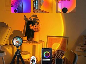 ENESEAS [Upgraded] Smart Sunset Lamp Projection
