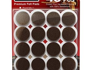 Felt Furniture Pads X-PROTECTOR - 48 Premium Felt Pads Floor Protector - Chair Felts Pads for Furniture Feet Wood Floors - Best Furniture Pads for Hardwood Floors - Protect Your Hard Floors!