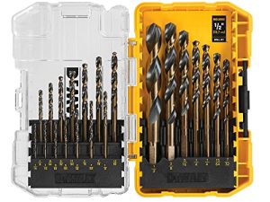 DEWALT DWA1181 21-Piece Set Black Oxide Coated Hss Twist Drill Bit Set