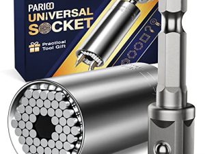 Universal Socket Tools Gifts for Men: Christmas Gifts Stocking Stuffers for Dad Boyfriend Husband Professional 7mm-19mm Super Socket Tool Sets Power Drill Adapter Unique Cool Gadgets Birthday Gift
