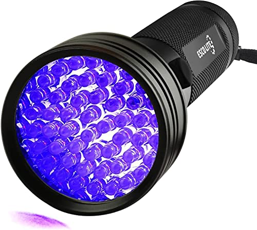 Escolite UV Flashlight Black Light 51 LED 395 nM Ultraviolet Blacklight Flashlite for Pet Urine Detection Escolite UV Flashlight Black Light 51 LED 395 nM Ultraviolet Blacklight Flashlite for Pet Urine Detection