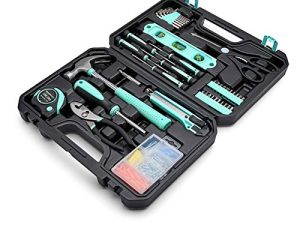 Amazon Basics Household Tool Kit with Tool Storage Case - 142-Piece