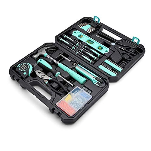 Amazon Basics Household Tool Kit with Tool Storage Case - 142-Piece Amazon Basics Household Tool Kit with Tool Storage Case - 142-Piece