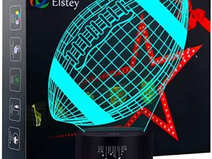 Football 3D Lamp Optical Illusion Night Light