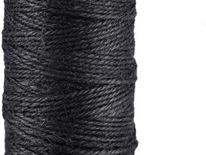 KINGLAKE 328 Feet Natural Jute Twine Best Arts Crafts Gift Twine Christmas Twine Durable Packing String