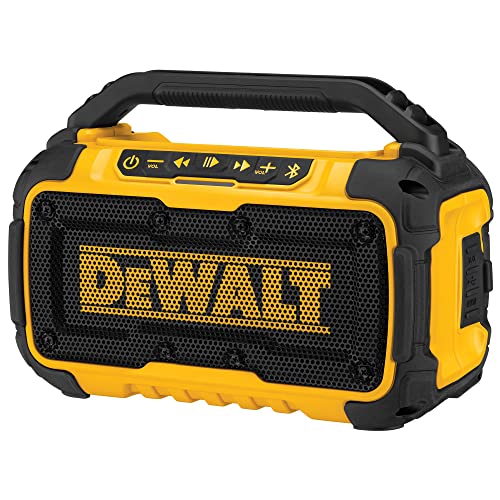 DEWALT 20V MAX* Bluetooth Speaker for Jobsite DEWALT 20V MAX* Bluetooth Speaker for Jobsite