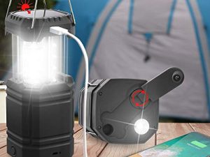 3000 Large Capacity Hand Crank Solar Camping Lantern