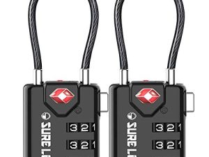 SURE LOCK TSA Compatible Travel Luggage Locks