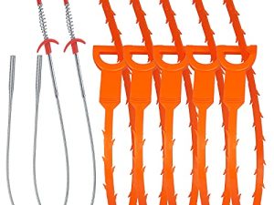 7 Pack ONEHERE Hair Drain Clog Remover Tool