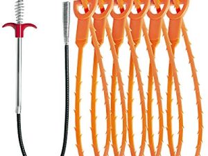 25inch Hair Drain Clog Remover Tool(6pcs)