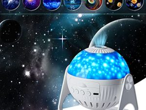 Galaxy Projector-Star projector-360 Degree Auto Rotation-Timed Starry Planetarium Projector -Night Light-Lights for Room Decor-Unique Gift for Children-Kids Gifts