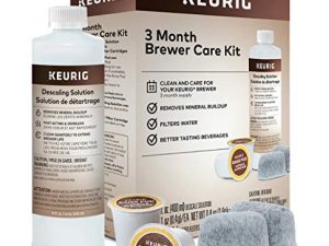 Keurig 3-Month Brewer Maintenance Kit Includes Descaling Solution