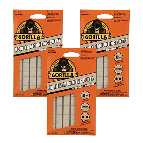 Gorilla Removable Mounting Putty Gorilla Removable Mounting Putty
