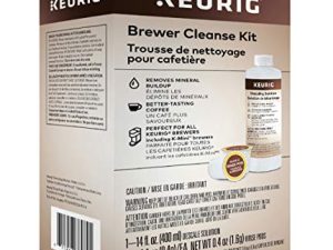 Keurig Brewer Cleanse Kit For Brewer Descaling and MaintenanceIncludes Descaling Solution & Rinse Pods