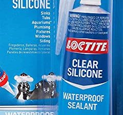 Henkel 908570 2.7 oz Tub Clear Silicone Waterproof Sealant