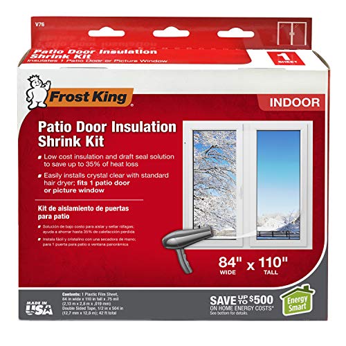 Frost King V76H Shrink Window Kit 84-Inch by 110-Inch Frost King V76H Shrink Window Kit 84-Inch by 110-Inch