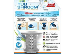 TubShroom Tub Hair Catcher Drain Protector