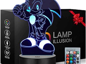 16 Colors 3D Illusion Night Light