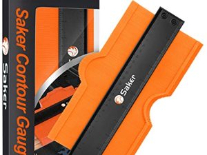 Saker Contour Gauge (10 Inch Lock) Profile Tool- Adjustable Lock-Precisely Copy Irregular Shape Duplicator -Irregular Welding Woodworking Tracing - Must Have Tool for DIY Handyman