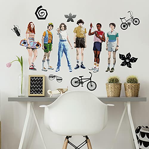 RoomMates RMK4675SCS Stranger Things Peel and Stick Wall Decals RoomMates RMK4675SCS Stranger Things Peel and Stick Wall Decals
