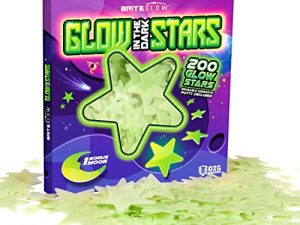 Glow In The Dark Stars with Planets & Constellation Map Includes Sticky Putty for Star Stickers I Outer Space Bright Wall Stickers I Kids Glow In the Dark Ceiling Decorations I Christmas Stocking Stuffer Gift