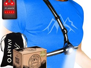 AVANTO PRO Chest Running Light for Runners and Joggers