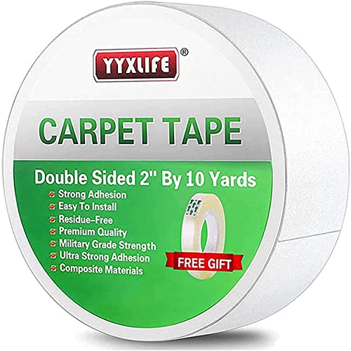 YYXLIFE Double Sided Carpet Tape for Area Rugs Carpet Adhesive Removable Multi-Purpose Rug Tape Cloth for Hardwood Floors YYXLIFE Double Sided Carpet Tape for Area Rugs Carpet Adhesive Removable Multi-Purpose Rug Tape Cloth for Hardwood Floors