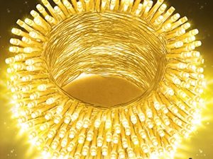 JMEXSUSS 33ft 100 LED Warm White Christmas Lights Indoor