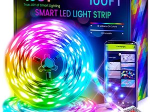 TJOY 100ft Smart Led Strip Lights for Bedroom