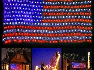 American Flag Lights with 420 Super Bright LEDs